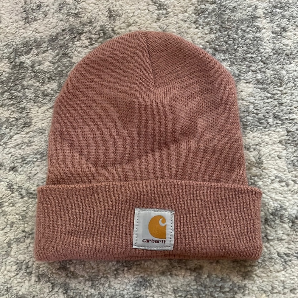 Pale Pink Carhartt beanie